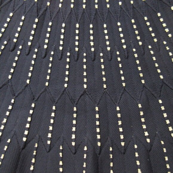 NWT Sandro Jasm in Marine Ribbed Stretch Knit Fi & Flare Tank Dress 36 / US 4 - Picture 5 of 10